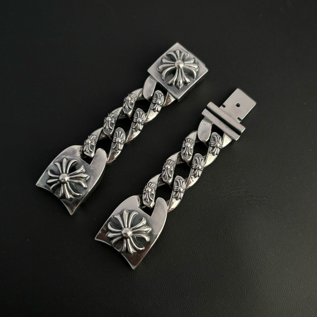 Chrome Hearts cross flower full flower watch strap