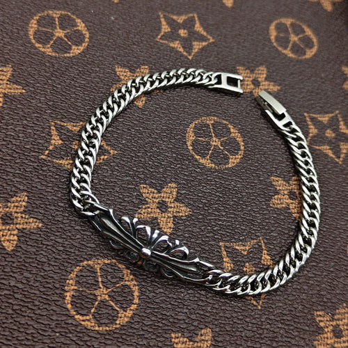 Chrome Hearts 925 Sterling silver retro bracelet