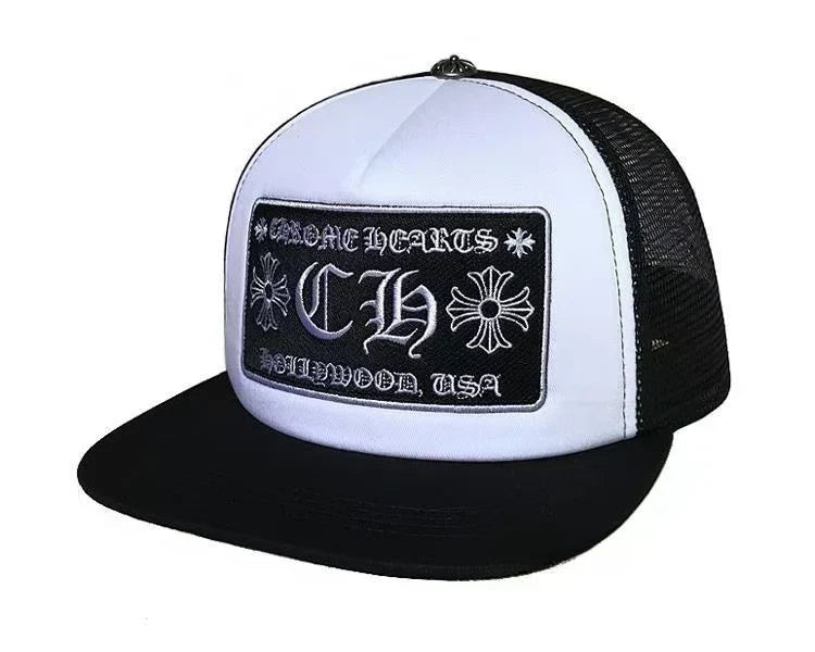 Chrome Hearts CH HollyWood trucker hat 02